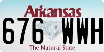 AR license plate 676WWH