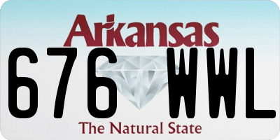 AR license plate 676WWL