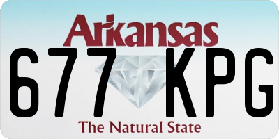 AR license plate 677KPG