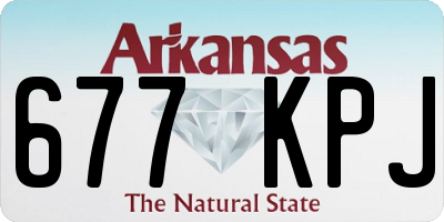 AR license plate 677KPJ