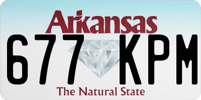 AR license plate 677KPM