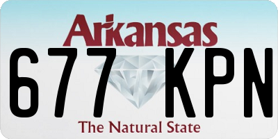 AR license plate 677KPN