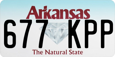 AR license plate 677KPP