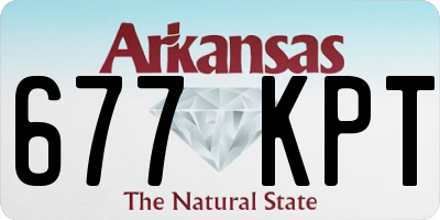 AR license plate 677KPT