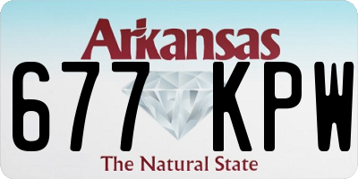 AR license plate 677KPW