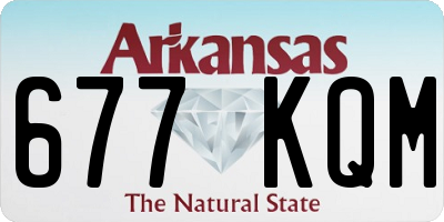AR license plate 677KQM