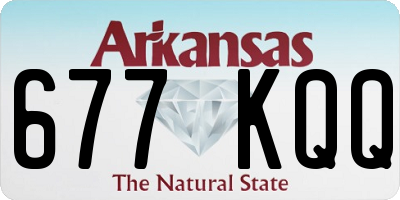 AR license plate 677KQQ