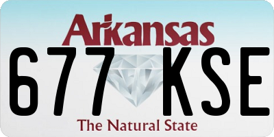 AR license plate 677KSE