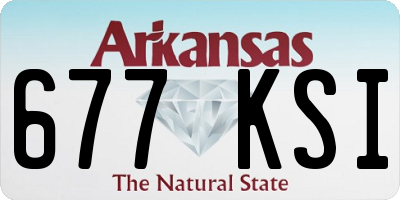AR license plate 677KSI