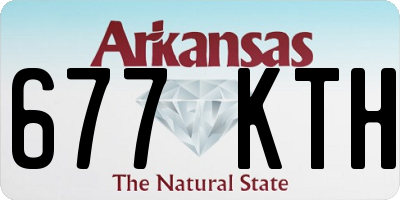 AR license plate 677KTH