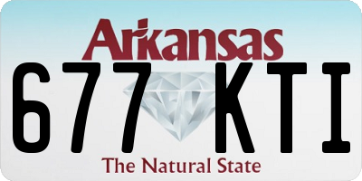 AR license plate 677KTI