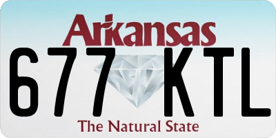 AR license plate 677KTL