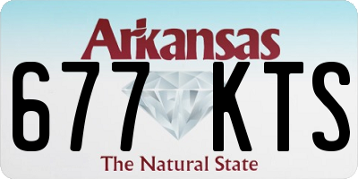 AR license plate 677KTS