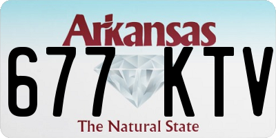 AR license plate 677KTV