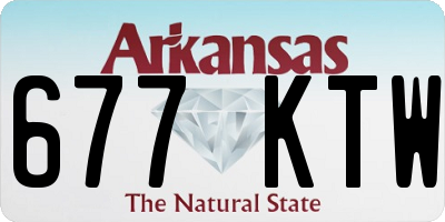 AR license plate 677KTW