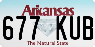 AR license plate 677KUB