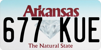 AR license plate 677KUE