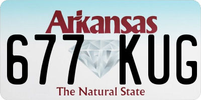 AR license plate 677KUG