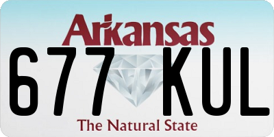 AR license plate 677KUL