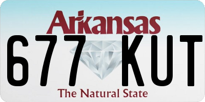 AR license plate 677KUT