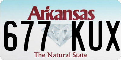 AR license plate 677KUX