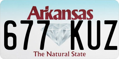 AR license plate 677KUZ