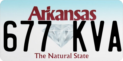 AR license plate 677KVA