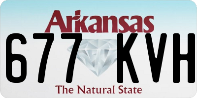 AR license plate 677KVH
