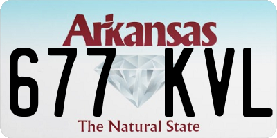 AR license plate 677KVL