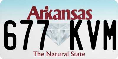 AR license plate 677KVM