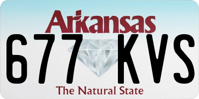 AR license plate 677KVS