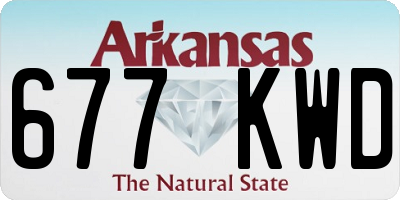 AR license plate 677KWD