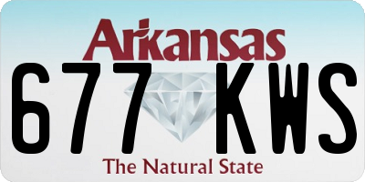 AR license plate 677KWS