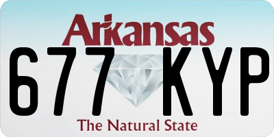 AR license plate 677KYP
