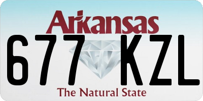 AR license plate 677KZL