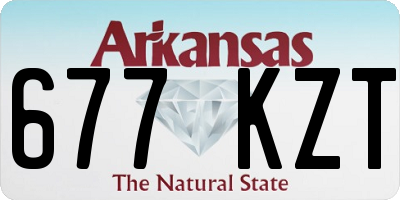 AR license plate 677KZT