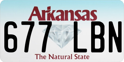 AR license plate 677LBN