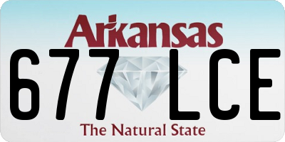 AR license plate 677LCE