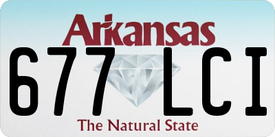 AR license plate 677LCI
