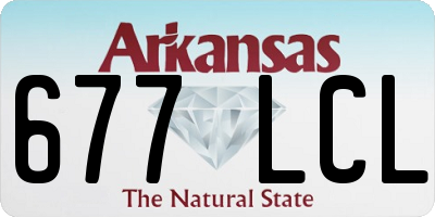 AR license plate 677LCL