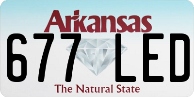 AR license plate 677LED