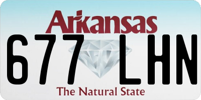 AR license plate 677LHN