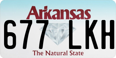 AR license plate 677LKH