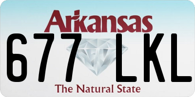 AR license plate 677LKL