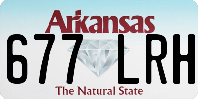 AR license plate 677LRH