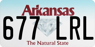 AR license plate 677LRL
