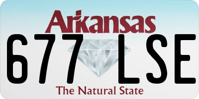AR license plate 677LSE