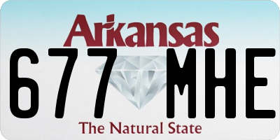 AR license plate 677MHE