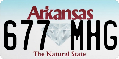 AR license plate 677MHG