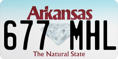 AR license plate 677MHL